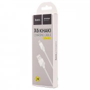 Кабель Hoco X6 Khaki для Apple(USB - lightning) (белый) — 2