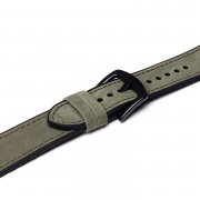 Ремешок - ApW39 Skin для Apple Watch 45 mm экокожа (темно-зеленый) — 3