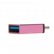 Адаптер OTG (Type-C - USB) (розовый) — 2