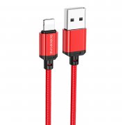 Кабель для Apple Borofone BX87 (USB - lightning) (красный) — 1