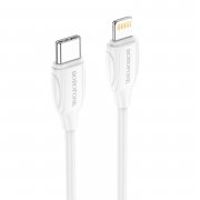 Кабель для Apple Borofone BX19 (Type-C - lightning) (белый)