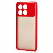 Чехол-накладка - PC041 для Xiaomi Poco F6 Pro (233666) (красная) — 2