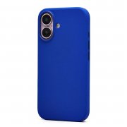 Чехол-накладка Silicone SafeMag с анимацией для Apple iPhone 16 (ярко-синяя) — 3