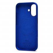 Чехол-накладка Silicone SafeMag с анимацией для Apple iPhone 16 (ярко-синяя) — 2