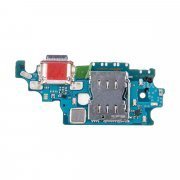 Превью Шлейф для Samsung Galaxy S21 Plus (G996U) плата на разъем зарядки/разъем SIM/микрофон премиум &mdash; 1