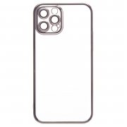 Чехол-накладка для Apple iPhone 12 Pro Max (серебристая) — 1