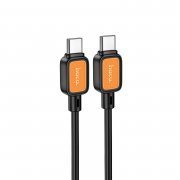 Кабель Hoco X108 Benefit (Type C - Type C) 100см (черный)