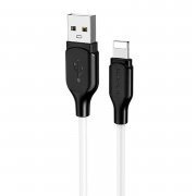 Кабель Borofone BX42 (USB - lightning) 100см (белый) — 1