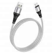 Кабель Hoco X50 (USB - lightning) 100см (серый) — 3