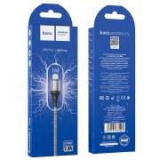 Кабель Hoco X50 (USB - lightning) 100см (серый) — 2