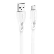 Кабель Borofone BX85 (USB - micro USB) 100см (белый)