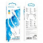 Кабель Borofone BX80 (USB - Type C) 100см (белый) — 2