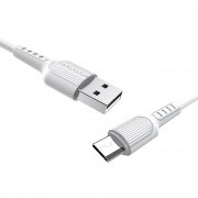 Кабель Borofone BX16 Easy (USB - micro USB) 100см (белый) — 3