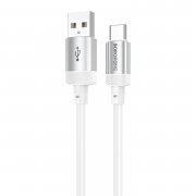 Кабель Borofone BX108 (USB - Type C) 100см (белый)