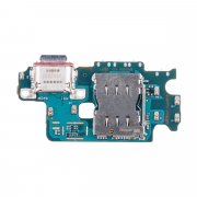 Шлейф для Samsung Galaxy S25 (S931B) плата на системный разъем/разъем SIM/микрофон премиум