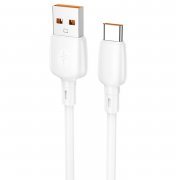 Кабель Borofone BX93 Super (USB - Type C) 100см 5A (белый)