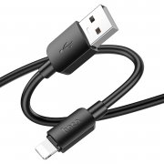 Кабель Hoco X96 (USB - lightning) 25см 2.4A (черный) — 3