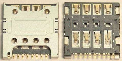 Коннектор SIM для LG Magna (H502) — 1