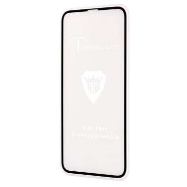 Защитное стекло для Apple iPhone XS (полное покрытие)(черное) — 2