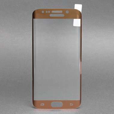 Защитное стекло для Samsung Galaxy S6 Edge (G925F) (полное покрытие)(золото) — 1