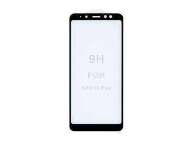 Защитное стекло для Samsung Galaxy J8 (2018) J810F (полное покрытие)(черное) — 1