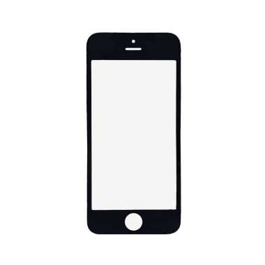 Стекло для Apple iPhone 5S в сборе с рамкой (черное) — 1