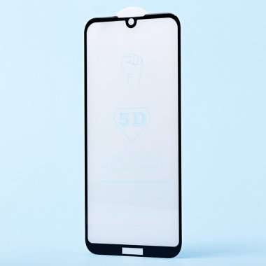 Защитное стекло для Huawei Y5 2019 (полное покрытие)(черное) — 2