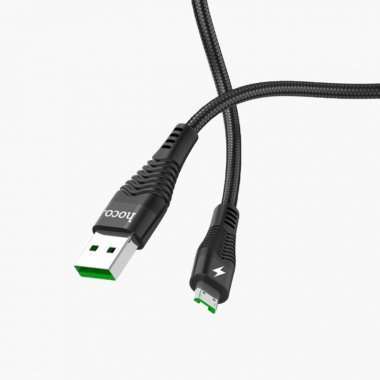 Кабель HOCO U53 Flash (USB - micro-USB) черный — 2