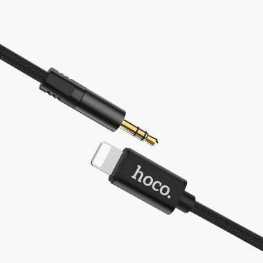 Адаптер (переходник) HOCO UPA13 для Apple (Lighting - 3.5 мм) черный — 2