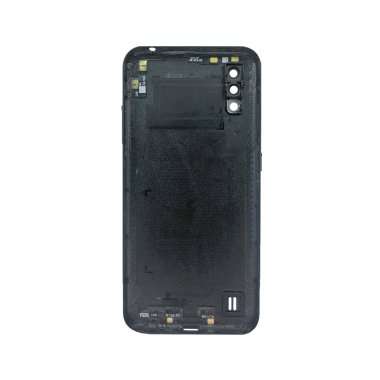 Задняя крышка для Samsung Galaxy M01 (M015F) (черная) — 2