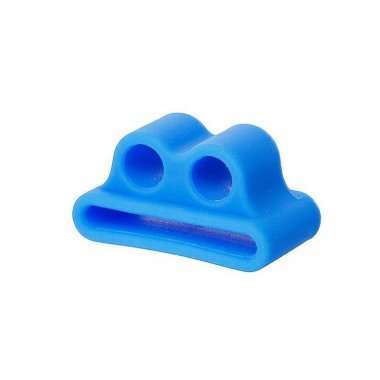 Держатель силиконовый для наушников Apple AirPods (синий) — 1