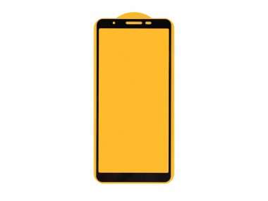 Защитное стекло для Samsung Galaxy A01 Core (A013F) (полное покрытие) (черное) — 1