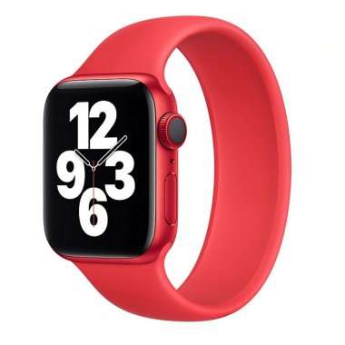 Ремешок для Apple Watch 40 mm монобраслет (160 мм) (красный) — 1
