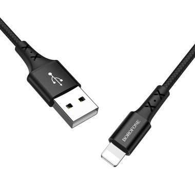 Кабель Borofone BX20 Enjoy для Apple (USB - Lightning) черный — 2