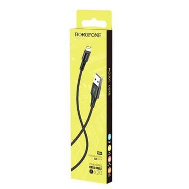 Кабель Borofone BX20 Enjoy для Apple (USB - Lightning) черный — 5