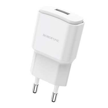 Сетевое зарядное устройство Borofone BA48A Orion USB (белый) — 3