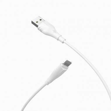 Кабель Borofone BX18 Optimal для Apple (USB - Lightning) белый (3 метра) — 4