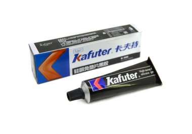 Клей-герметик силиконовый Kafuter RTV K-586 55г (черный) — 1