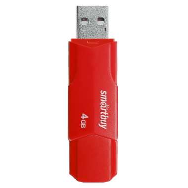 USB-флеш 4GB SmartBuy CLUE (красная) — 5