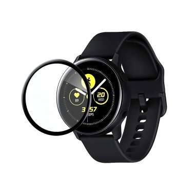 Защитная пленка силиконовая для Samsung Galaxy Watch Active 2 (40 mm) (черная) — 1