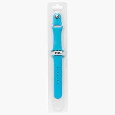 Ремешок ApW для Apple Watch 40 mm Sport Band (L) (светло-синий) — 1