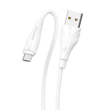 Кабель Borofone BX18 Optimal (USB - micro-USB) белый (1 метр) — 7