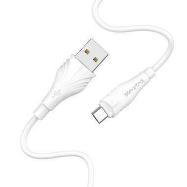 Кабель Borofone BX18 Optimal (USB - micro-USB) белый (1 метр) — 6