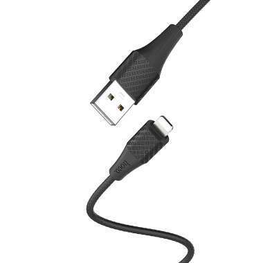 Кабель Hoco X32 Excellent (USB - Lightning) черный — 7