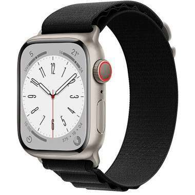 Ремешок ApW27 Alpine Loop для Apple Watch 44 mm текстиль (черный) — 5
