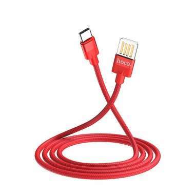 Кабель Hoco U55 Outstanding (USB - Type-C) красный — 7