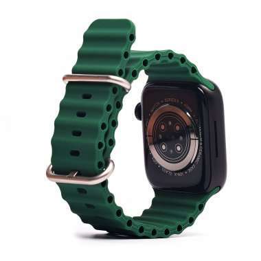 Ремешок - ApW26 Ocean Band Apple Watch 41 mm Watch 38/40/41мм силикон (зеленый) — 4