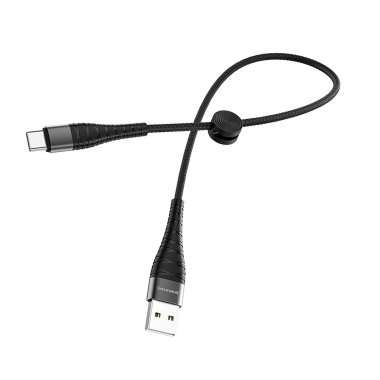 Кабель Borofone BX32 Munificent (USB - Type-C) черный (0.2 метра) — 5