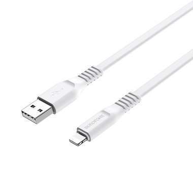 Кабель Borofone BX23 Wide для Apple (USB - Lightning) белый — 5