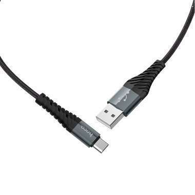 Кабель Hoco X38 Cool Charging (USB - Type-C) черный — 5